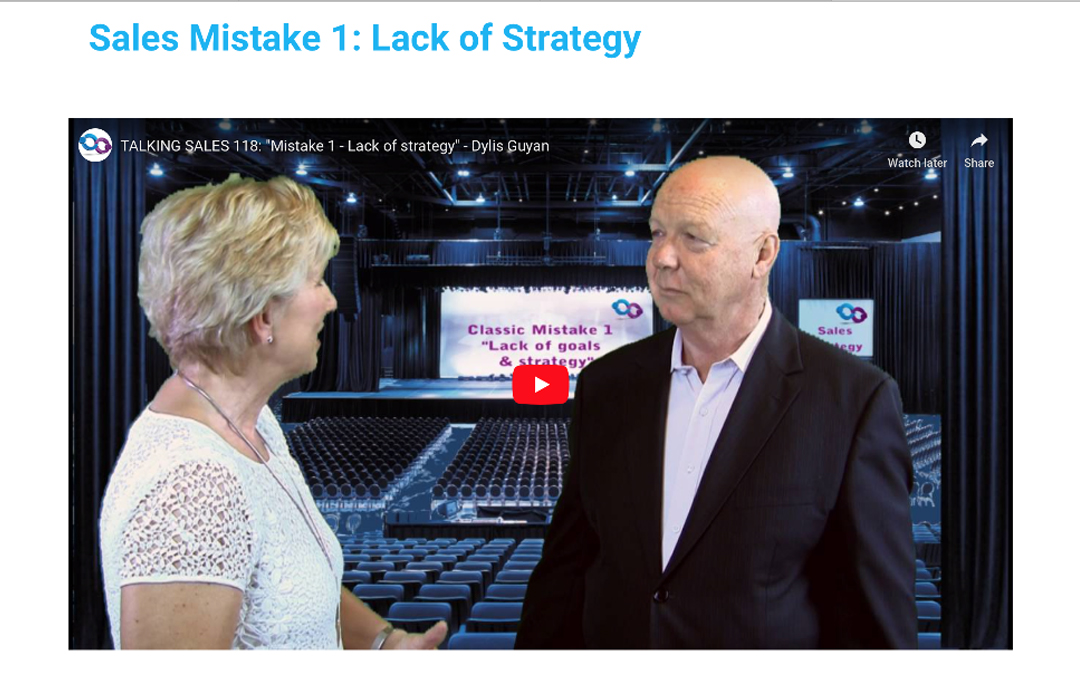 Sales Mistake 1: Lack of Strategy